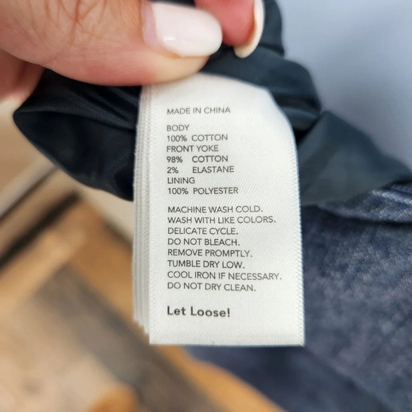 Kate Spade SATURDAY Blue Sleeveless V-Neck Saturday Dress Back Zip Size XL - Picture 9 of 13